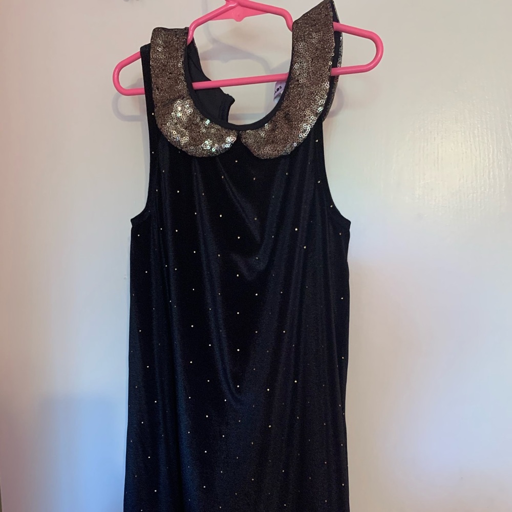 Beautiful black and gold sparkle dress